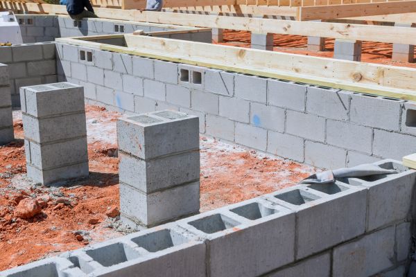 Cement Block Installation in Grand Haven
