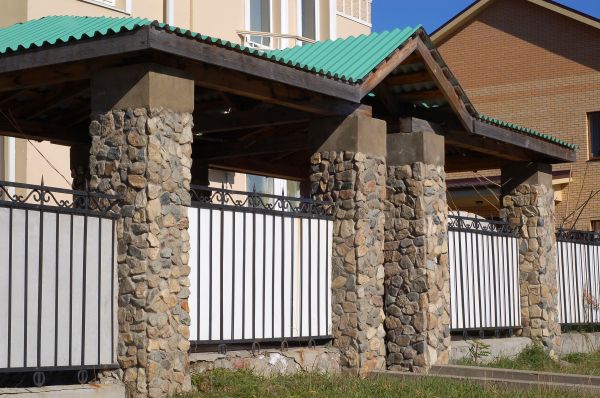 Stone Column Installation in Grand Haven